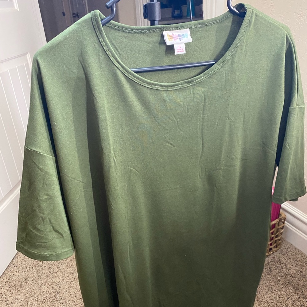Lularoe IRMA- army green small